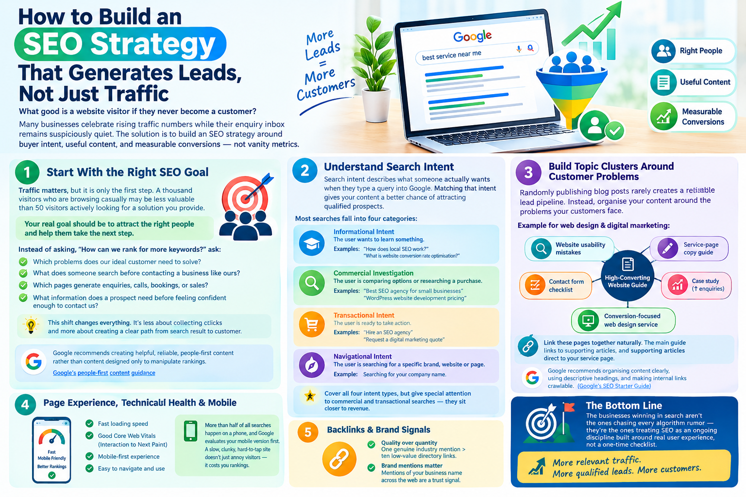How to Build an SEO Strategy That Generates Leads, Not Just Traffic